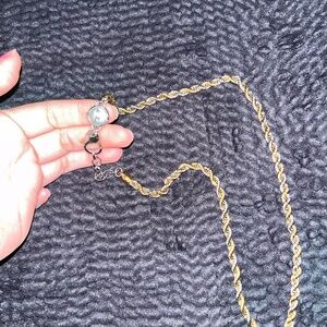 Authentic - Diesel gold and silver mixed chain